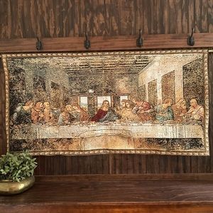 The Last Supper Woven Tapestry Wall Hanging Art